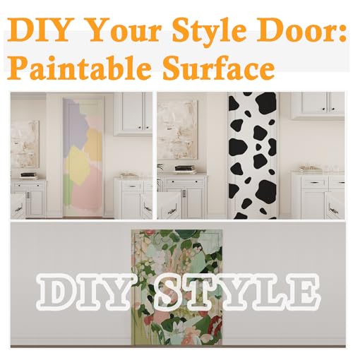 30 x 80 Slab Doors, Frosted Glass Interior French Door Slab, Soild Core & Pre-Finished Single Panel as Bedroom Pantry Laundry Closet Door Panel, No Assembly Required-Shaker w/o Hardware - Image 7