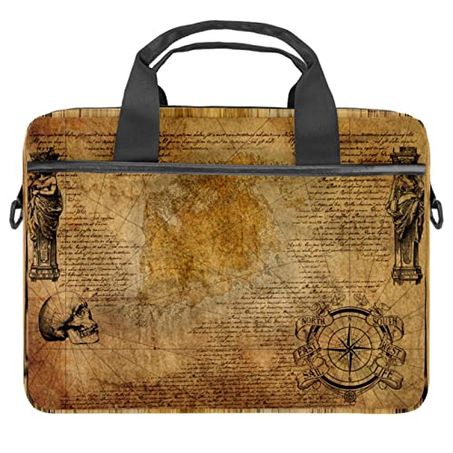 Sac ordinateur 13-14,5 pouces carte nautique pour vos trajets quotidiens et voyages