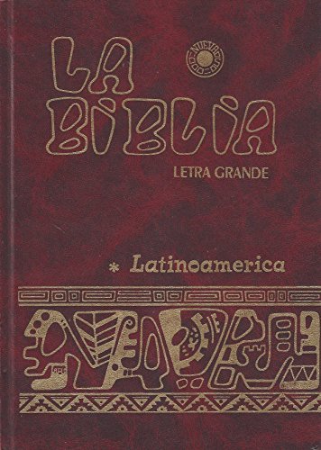 La Biblia Latinoamérica [letra grande] cartoné, color surtido (verde, azul o granate)