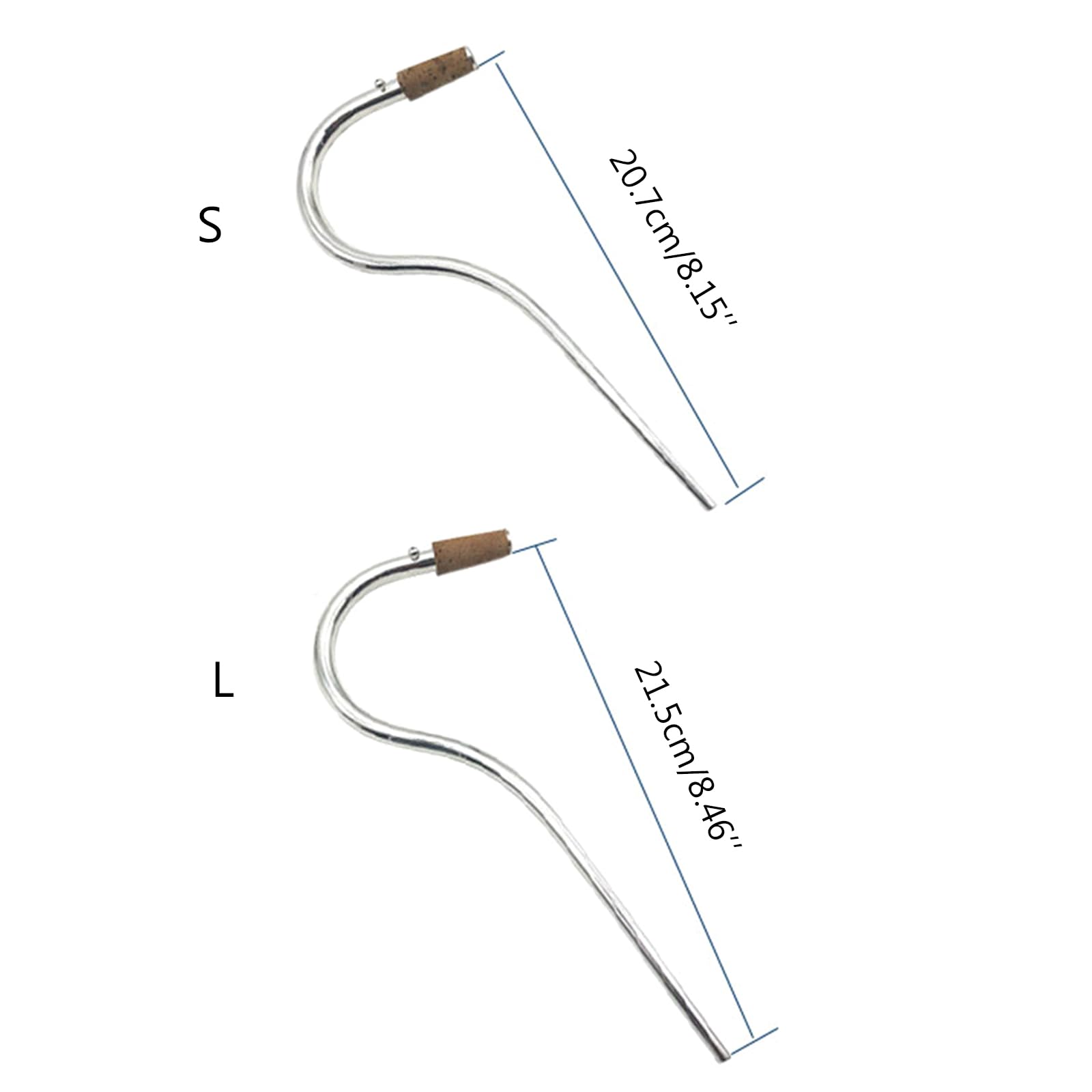 Amazon.co.jp: メタルマウスピース ボーカルクルック シルバーメッキ