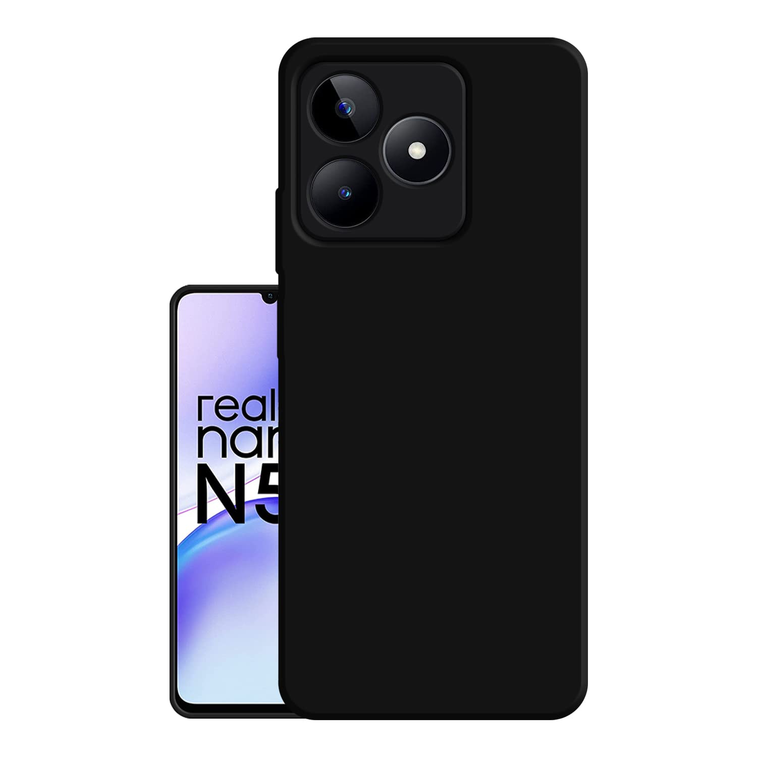 HELLO ZONE Exclusive Matte Finish Soft Back Case Cover for Realme Narzo N53/ Realme C53 /Realme C51 - Black (B0C6KLG4YQ) Amazon Price History, Amazon Price Tracker