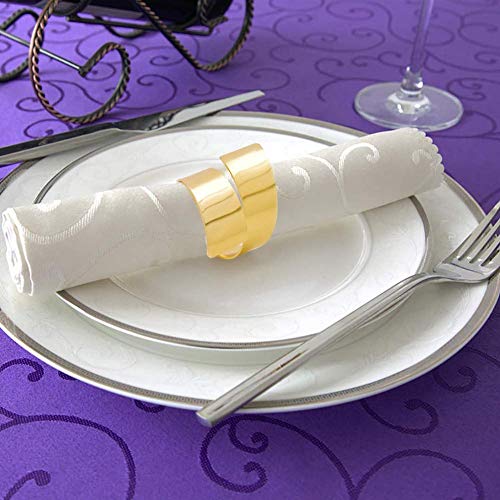 Brownrolly Servilletero Soporte De Hebilla De Servilleta De Aleación De Oro De Whirly para La Decoración De La Mesa De Comedor del Hotel De La Boda 4.2x4.2x4cm Handsome