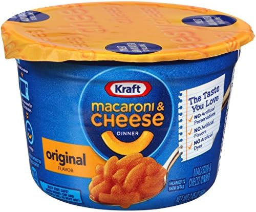 Amazon.com : Kraft Easy Mac Original, 2.05-Ounce Microwave ...