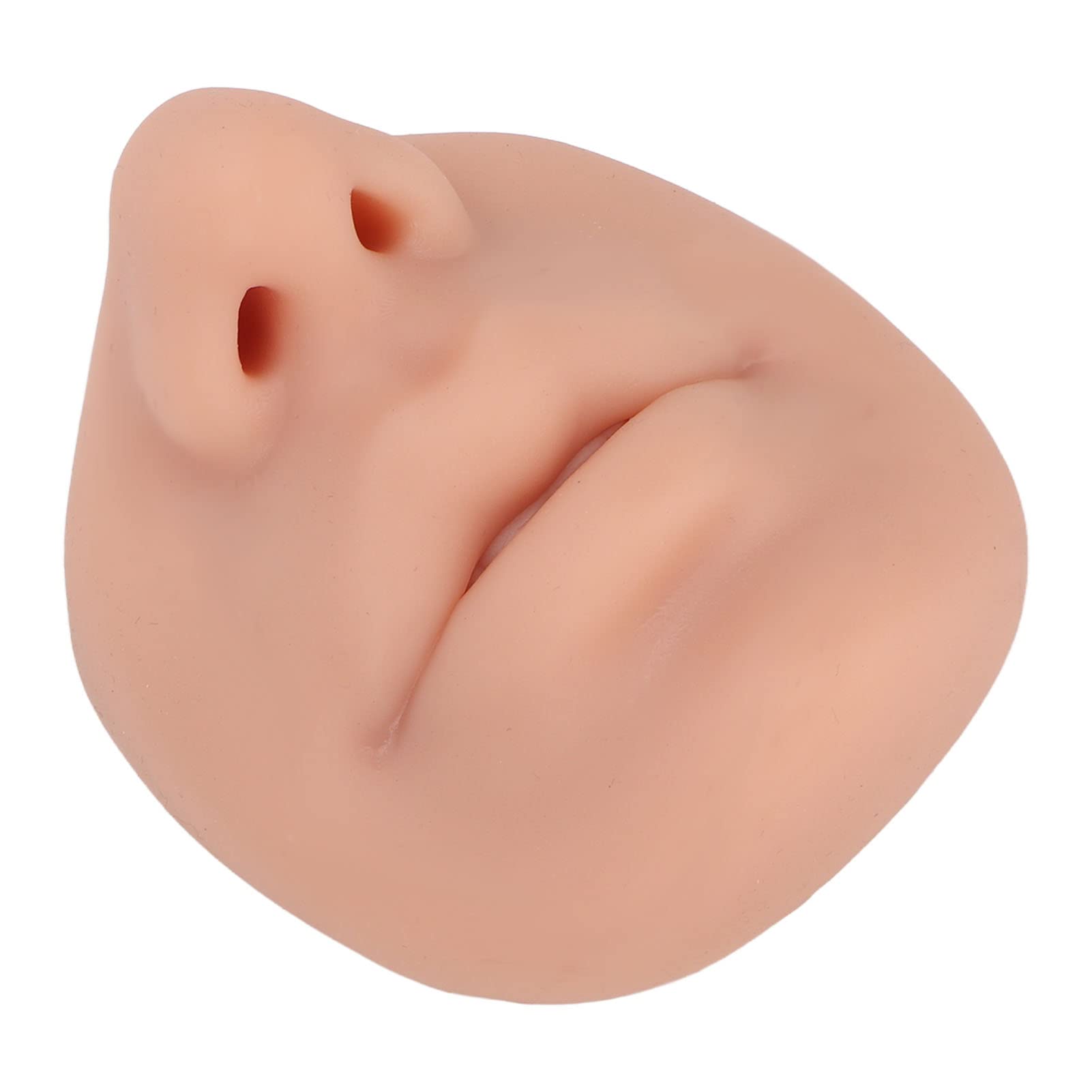 Yinhing Modèle de Bouche de Nez en Silicone, Modèle en Silicone Souple Réutilisable pour Affichage de Goujon de Lèvre de Goujon de Nez D'anneau de Nez, Outil D'enseignement de Pratique de Perçage(#2)