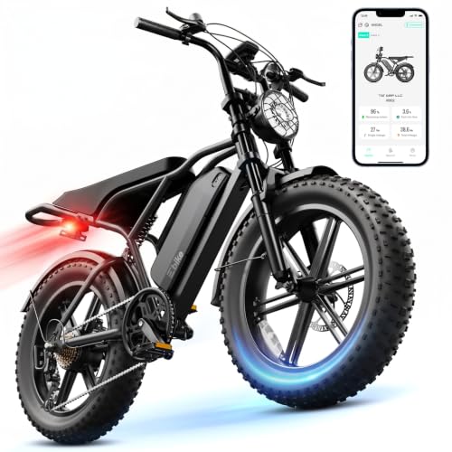 Image of TST Electric Bike for Adults 1500W Peak 20 inch Fat Tire All-Terrain E-Bike 60 /110 Miles Electric Dirt Bike - 48V 15 /25 AH Battery Tested to UL 2849 Powered Electric Bicycle