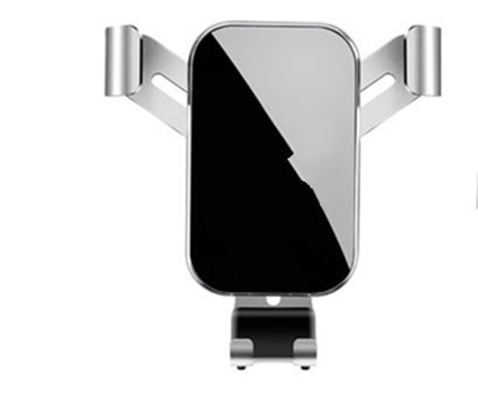 Per Peugeot 206 308 307 207 208 3008 407 508 ABS Supporto Per Telefono Per Auto Con Attacco Per Bocchetta Dell'aria Supporto Cellulare Smartphone Supporto Telefono Auto(Silver)