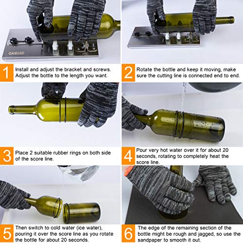 Glass Cutter for Bottles DIY Bundle