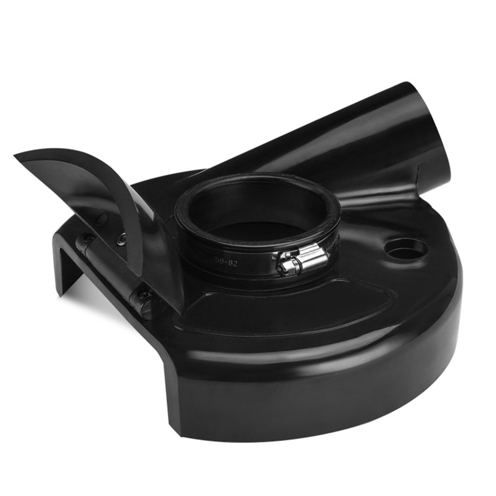 Angle Grinder Dust Shroud 7 Inch Universal Surface Rugged One-Piece Iron Collet Vacuum Attachment