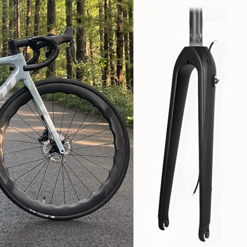 Fourche rigide carbone 700C blocage rapide frein à disque vélo - 8