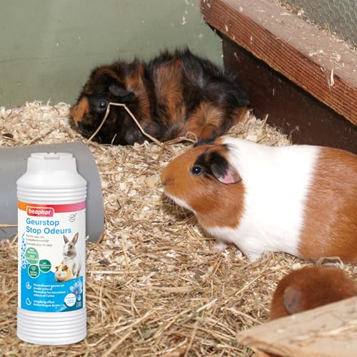 Beaphar Geruchsstopp-Granulat/Geruchsneutralisierer für Streu, für Nagetiere, 600 g