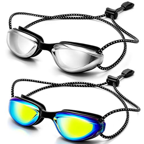 Aegend Swim Goggles Kids 3-14 Anti-Fog Leak-Proof Pool Beach Vacation