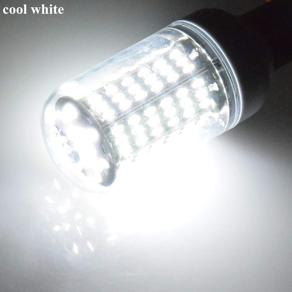 Bombilla LED maíz 15 W, luz Blanca fría, 6000 K, lámpara maíz 150 W, Repuesto Bombilla halógena almacén, Garaje, Granero, Patio Trasero, jardín, Camino, Poste, alumbrado público, 2 Paquetes
