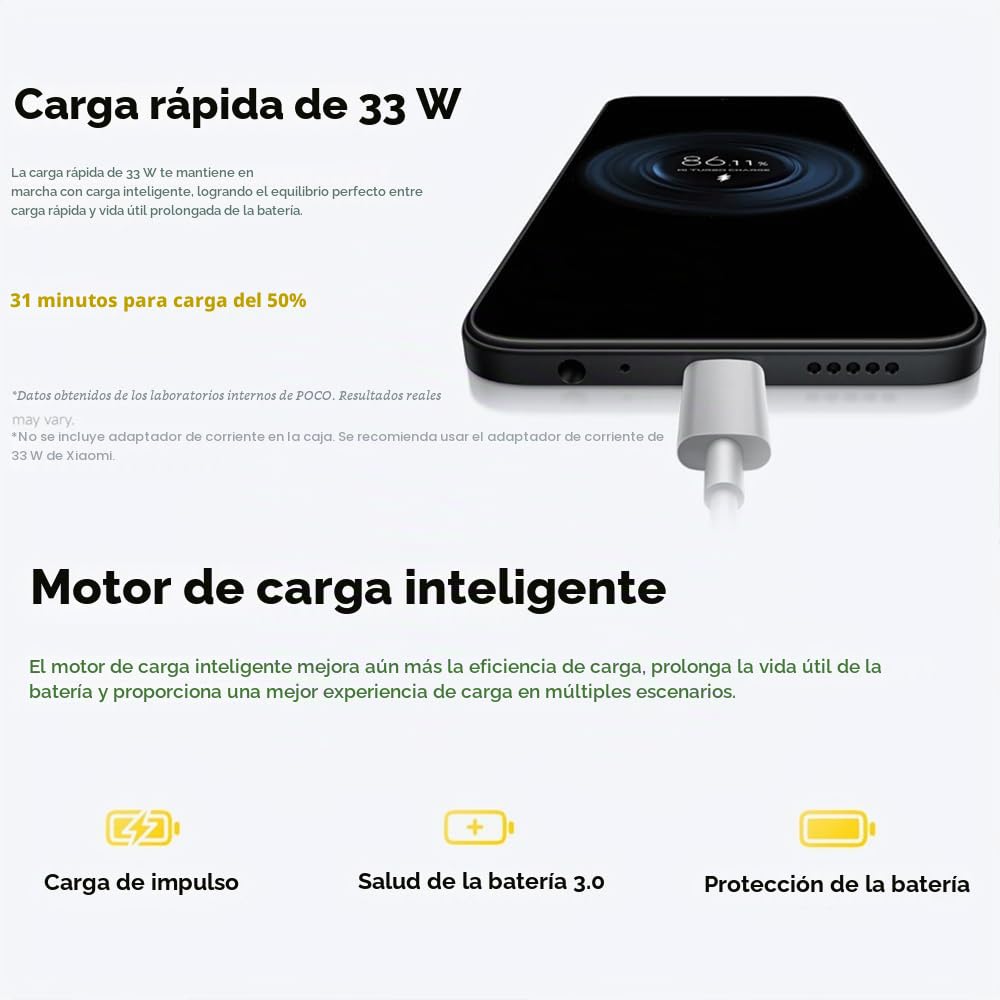 XIAOMI POCO C85, Smartphone 8+256 GB, pantalla de 6,9 Pulgadas 120 Hz, diseño de 7,99 mm, MediaTek Helio G81-Ultra Octa-Core, cámara doble de 50 MP con IA, 6000 mAh, Púrpura (con cargador incluido)