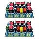 Laroal 2 Stücke 200W Lautsprecher-Crossover, Doppelter Höhen-, EIN Mitteltöner- und EIN Bass-4-Wege-Lautsprecher, Audio-Frequenzteiler, Heimkino-Lautsprecherteiler
