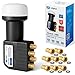 TechniSat Satman850plus con doppio - LNB (2 partecipanti) HDTV, UHD, 4k TechniSat Satman850plus con doppio - LNB (2 partecipanti) HDTV, UHD, 4k