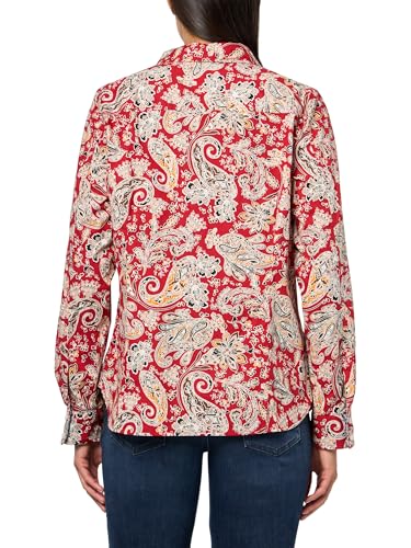 Image of Nautica Women's Button Front Long Sleeve Roll Tab Shirt