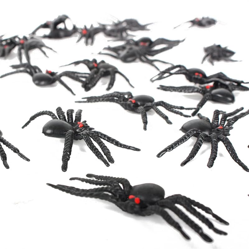 Amazon | 蜘蛛 くも リアル スパイダー 30匹 いたずら ハロウィン