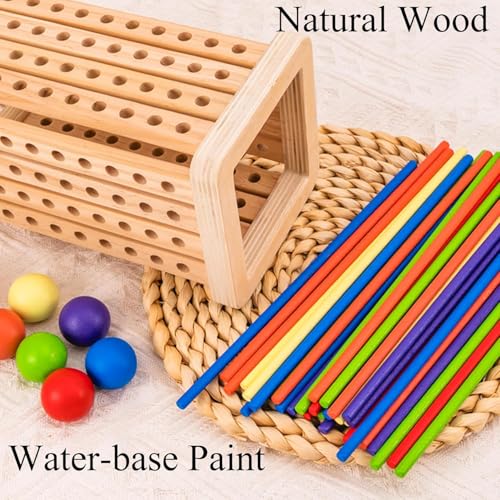 Juego de Mesa Montessori Pichoi de Madera para 1-6 Jugadores miniatura 4