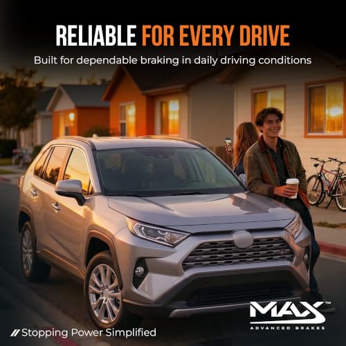 Image of Max Advanced Brakes Front & Rear Brake Kit For Toyota RAV4
