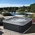 Inland 5-6 Person Indoor Outdoor Hot Tub, Plug & Play Spa, 24 Jets, LED Lighting System, Insulated Spa Cover, Made in USA, Aqualife by Strong Spas