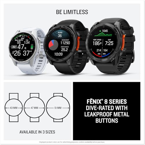 Garmin fēnix® 8, 43mm, Whitestone - image 7