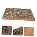 VICASKY Natural Cork Bark Reptile Climbing Platform Terrarium Decor for Lizards Bearded Dragons and Geckos Secure Habitat Background Moisture Reptile Tank Accessory