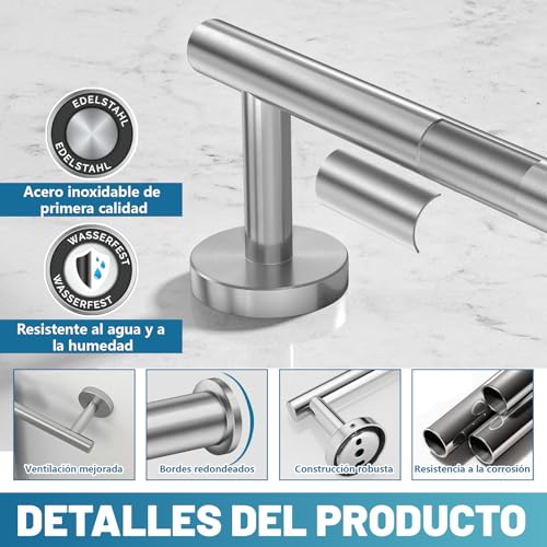 Accesorios para baño de acero inoxidable 9 Imagen adicional
