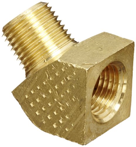 Eaton Weatherhead 3350X2 Brass CA360 Fitting, 45 Degree Elbow, 1/8