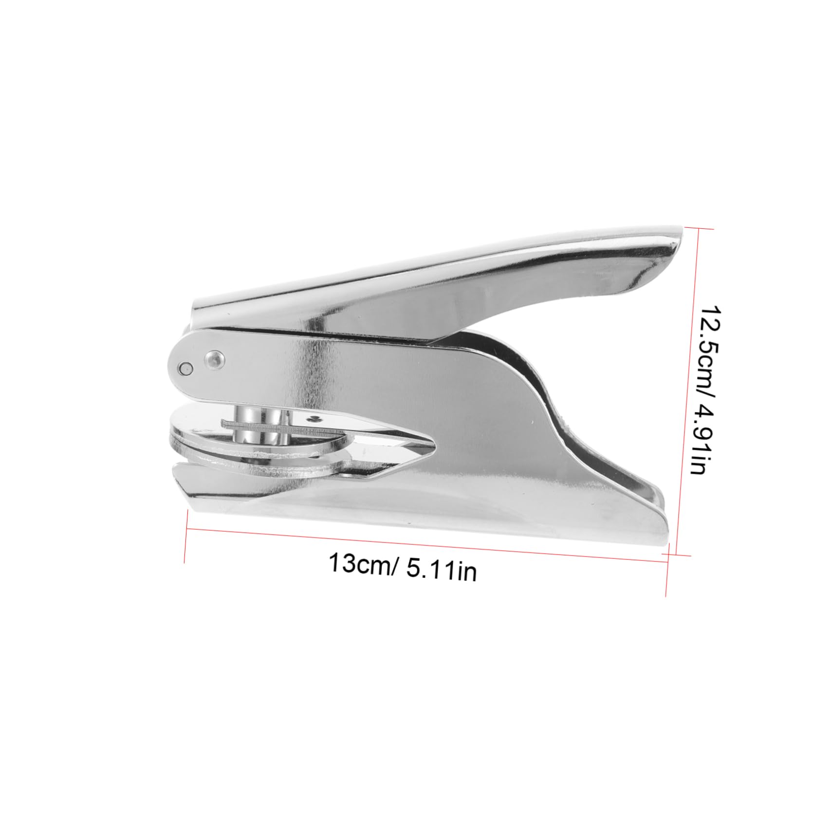 NUOBESTY Portable Handheld Seal Embosser Embossing Tool for Stamp Making Wedding Invitations and Custom Sealing Accessories