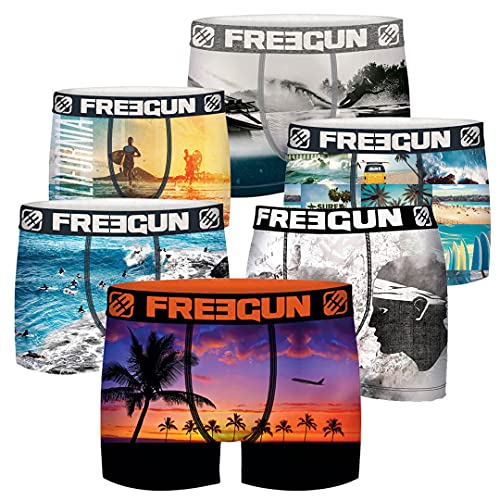 Boxer Freegun Garçon 10/12 Ans - Bleu - Neuf Avec étiquettes
