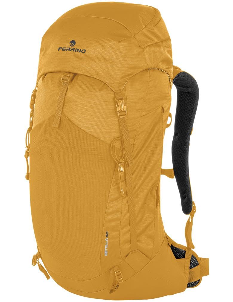 Ferrino estella 40 75756QGG colore giallo zaino 40L leggero, comodo, ergonomico e capiente ideale per trekking, escursioni e viaggi. 40