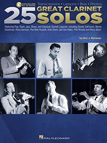 Image of 25 Great Clarinet Solos: Transcriptions * Lessons * Bios * Photos