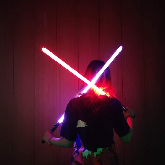 YDDSABER Lightsaber Metal Aluminum Hilt, Ghost Premium Force FX RGB Led 16 Colors Changing Black Series Light Saber for Adults, Support Real Dueling(ONE) : Amazon.ca: Clothing, Shoes & Accessories
