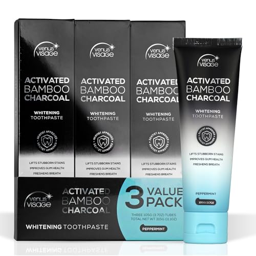 Venus Visage Activated Charcoal Toothpaste