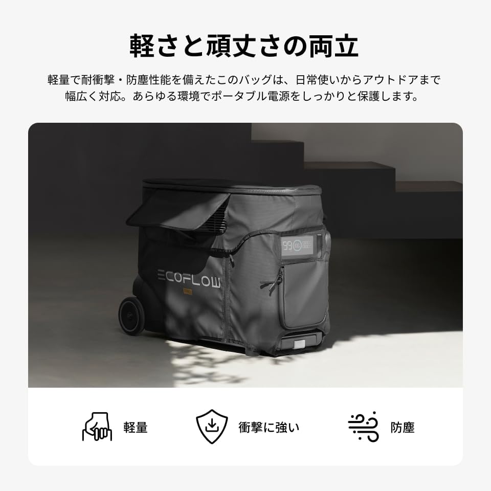 DELTA Pro専用カバー ポータブル電源用 カバー ポータブル電源 エコフロー 【ハイブリッドオールインワンインバ】