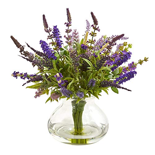 Ramo de lavanda de seda para centros de mesa y salones rústicos 2