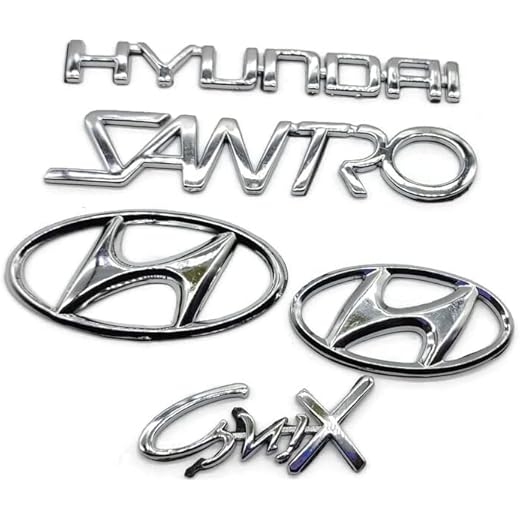 Autokraftz Car Emblem Decal Badge (Silver, Chrome)