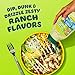 Hidden Valley Cilantro Lime Ranch Dressing, Gluten Free Ranch Salad Dressing, Creates Ranch Dip and Toppings, Use for Quick Meals, Easy Squeeze Bottle, 16 fl. oz.