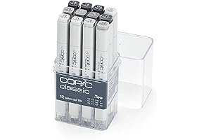 Coptic Classic Collection, the Most Complete, Alcohol-based Dual-Ended Markers