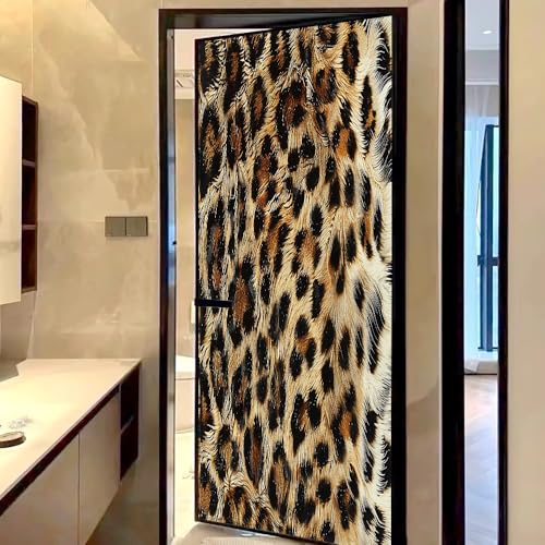 Vinilo Decorativo Estampado Leopardo Acuarela 15.7x23.6 pulg miniatura 4