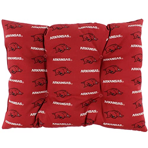 Image of College Covers Everything Comfy Arkansas Razorbacks Rocker Pad - Chair Cushion