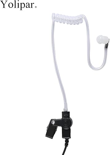 Miniatura 6 de Yolipar Kit de vigilancia Baofeng UV-5R de 2 pines y 2 cables compatible con BTECH, Retevis RT21 RT22, Kenwood, Arcshell AR-5 Walkie Talkie Radio