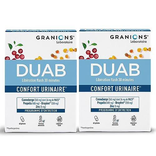 Granions Duab inconfort urinaire propolis zinc et canneberge
