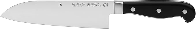 WMF Spitzenklasse Plus Santoku Messer 32 cm, Küchenmesser, Made in Germany, Messer geschmiedet, Performance Cut, Spezialklingenstahl, Klinge 18 cm