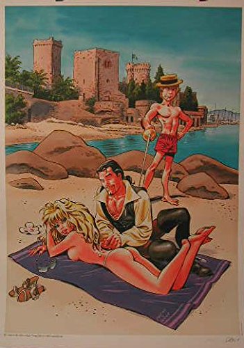 Marini Dany – Festival Di Antibe 400EX firmato – 50 x 70 cm Poster/Poster