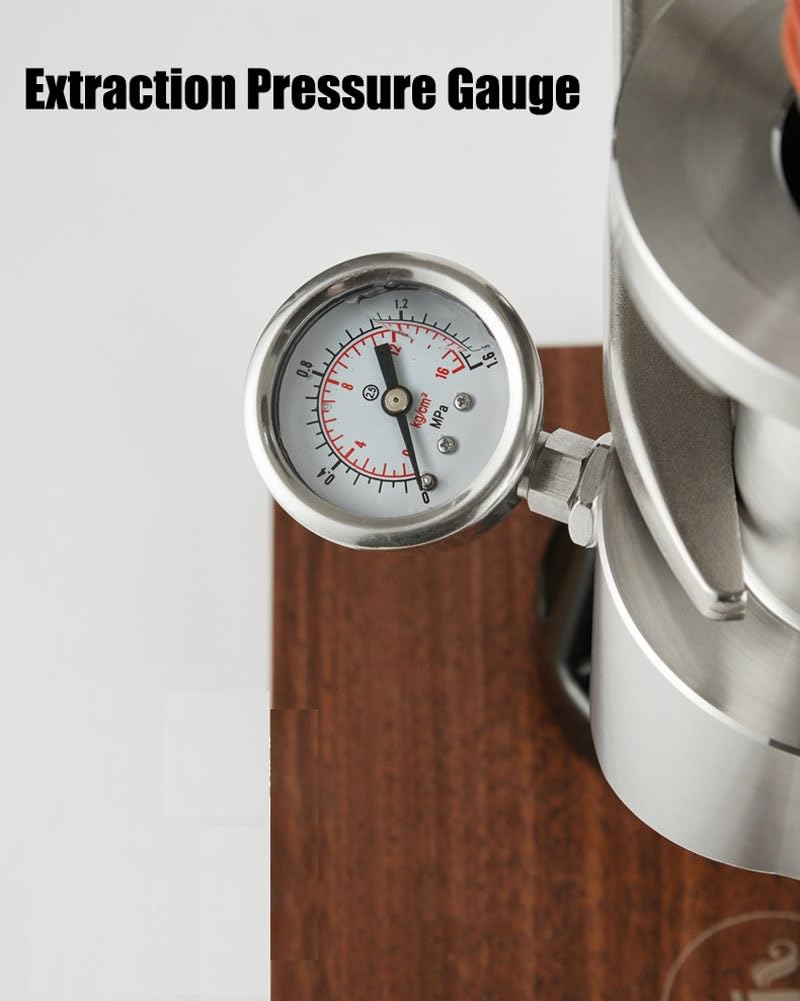 Macchina per caffè espresso manuale, estrazione espresso a mano, macchina per cappuccino per caffè domestico all'aperto