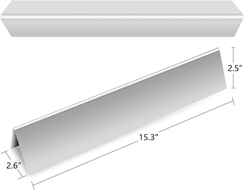 Miniatura 10 de Hongso Kit de 13 barras aromatizantes de acero inoxidable y tubo de quemador de repuesto para Weber Genesis I - IV, Genesis 1000-5000, Genesis