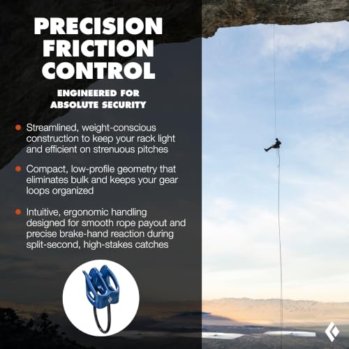 Image of BLACK DIAMOND ATC Belay Rappel Device, Aluminum Rock Climbing, Canyoneering