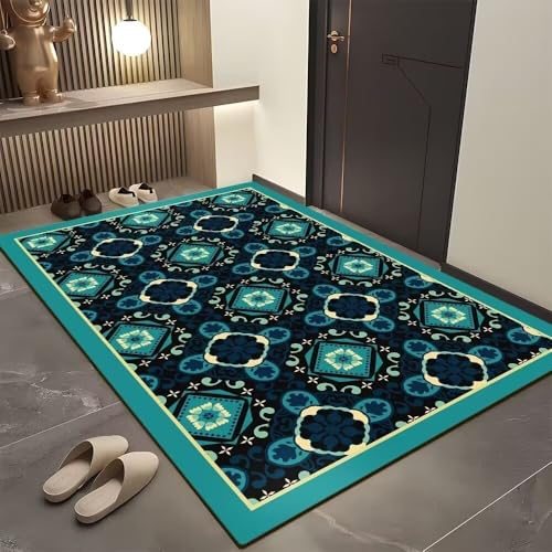 Tapis de salon facile a nettoyer pour preserver un sol impeccable - 2