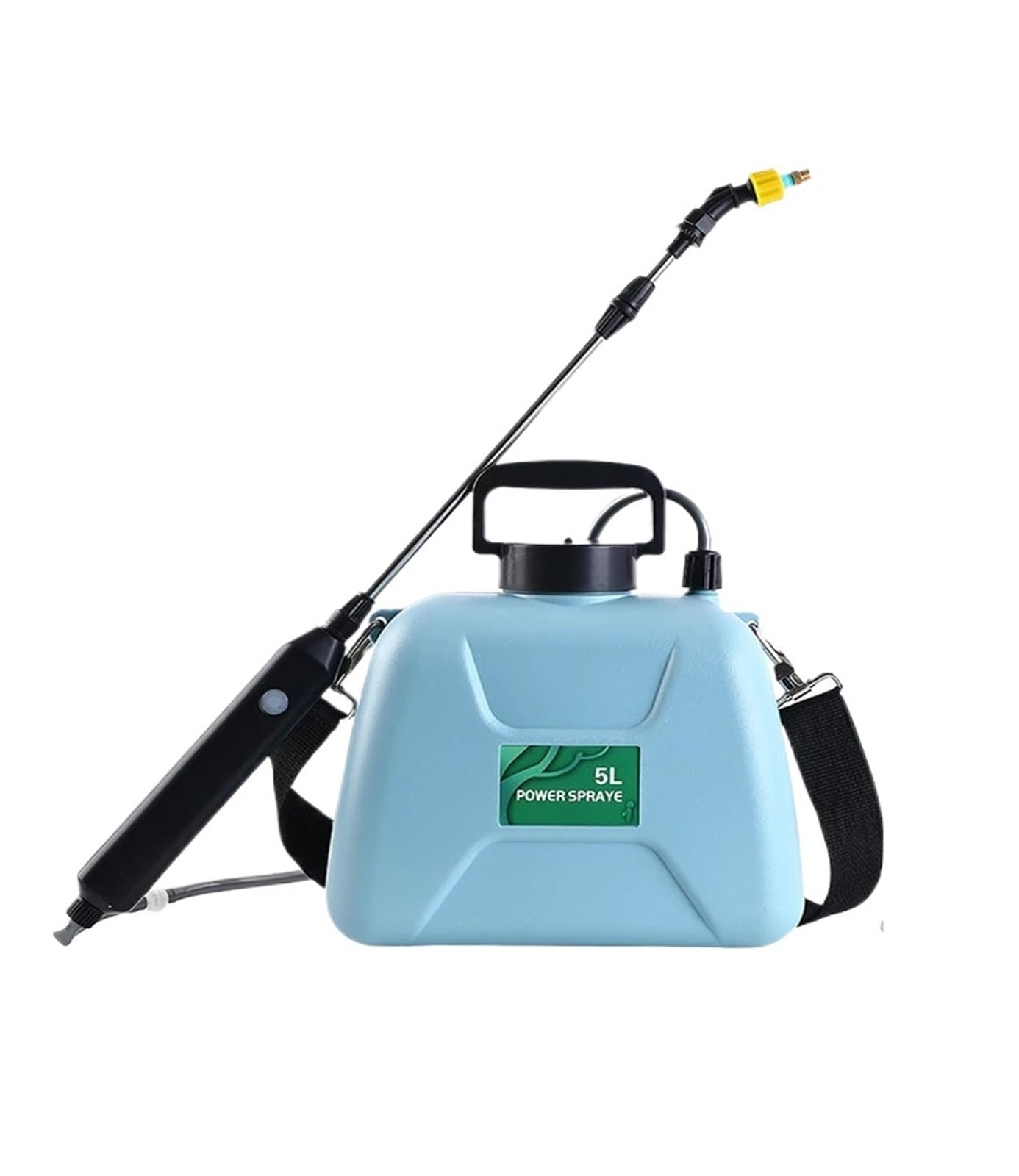 LNHHG 5L Automatic Electric Sprayer, Garden Plant Sprayer Handheld Recharable Sprinkler Sprayer, Atomization Shouldered Watering Can(Blue 5L)